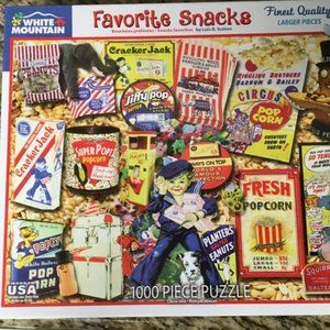 White Mountain Puzzle 1000 Favorite Snacks